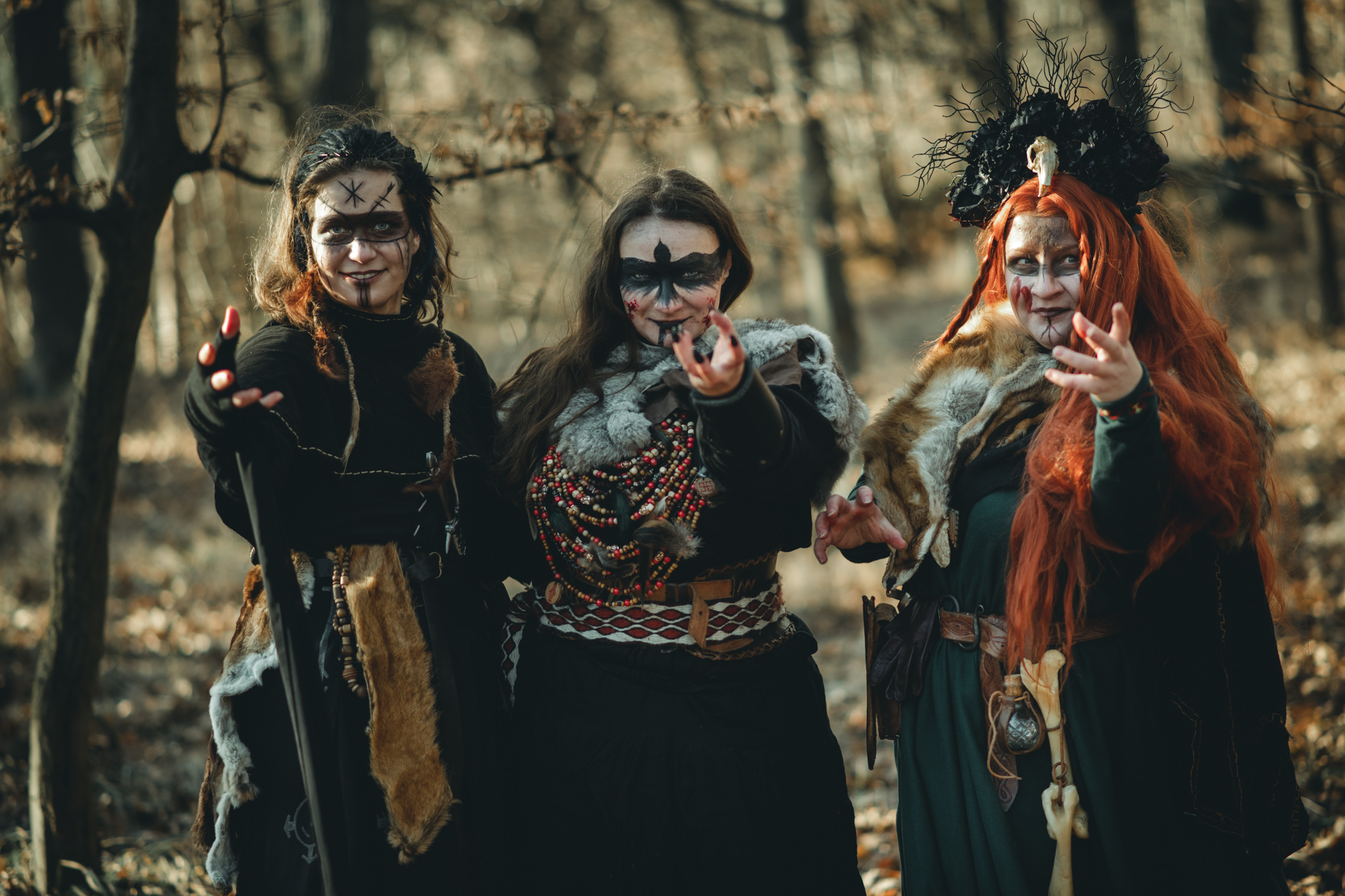 Adeptus LARP characters — forest witches